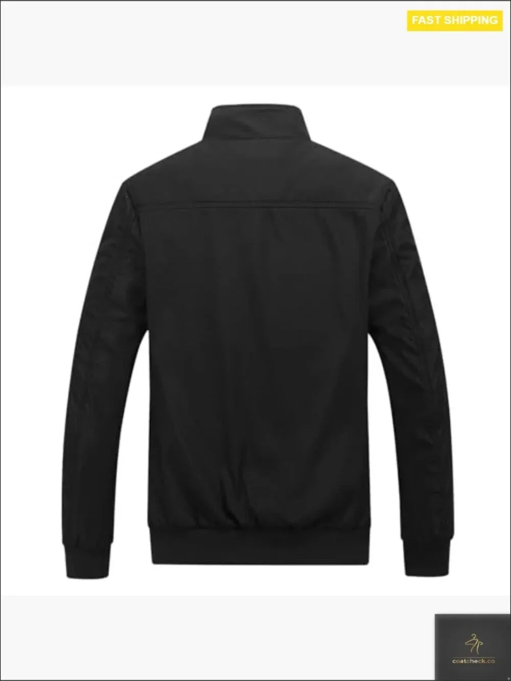 Men's Lightweight Windbreaker Flight Jacket Classic Fit Polyester Casual Outwear